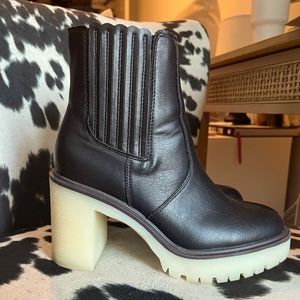 Chunky Black Platform Boots (Oasis Society)
